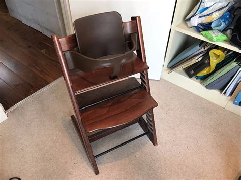I'll get right to the gist of it. Stokke Tripp Trapp High Chair in Walnut With Matching Baby ...