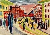 Escena de la calle - Ernst Ludwig Kirchner