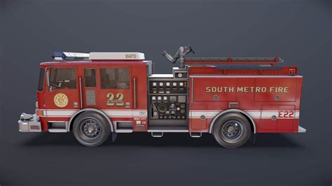 Seagrave Marauder Fire Engine 3d Model By Veaceslav Condraciuc
