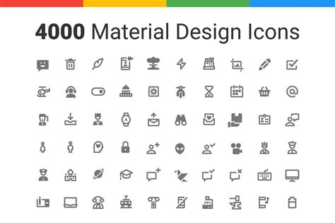 6 Free Material Design Icon Packs Super Dev Resources