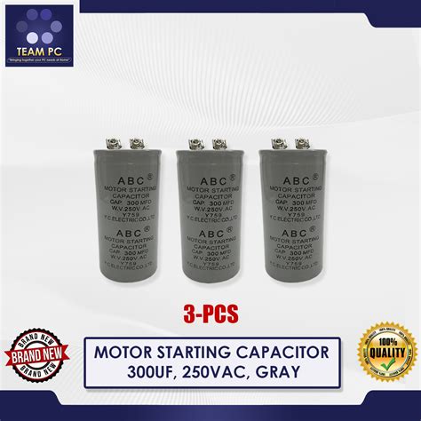 Motor Starting Capacitor 300uf 250vac Gray Lazada Ph