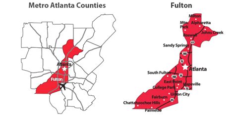 Atlanta Georgia Counties And Cities Knowatlanta Atlantas