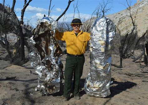 Fire Blanket Uses Spaceship Tech To Protect Forest Firefighters