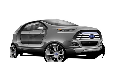 Render Digital Ford Ecosport 2022 Ford Ecosport Ford Car Sketch
