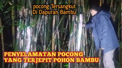 Pocong Terjepit Pohon Bambu Youtube