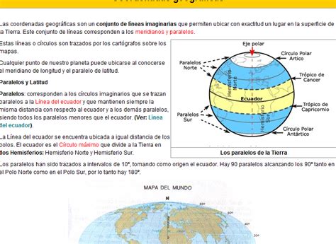Coordenadas Geográficas | Recurso educativo 37774 - Tiching