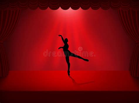 Silhouette Of A Male Ballet Dancer Stock Photo Image Of Body Dance