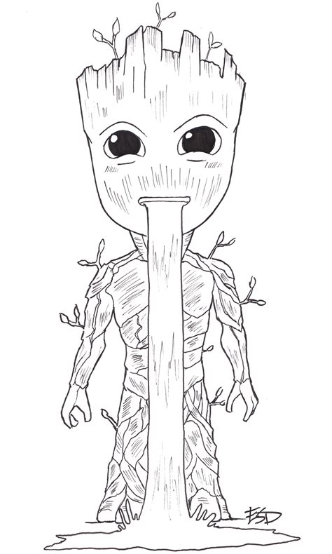 Baby Groot by XenonVincentLegend on DeviantArt