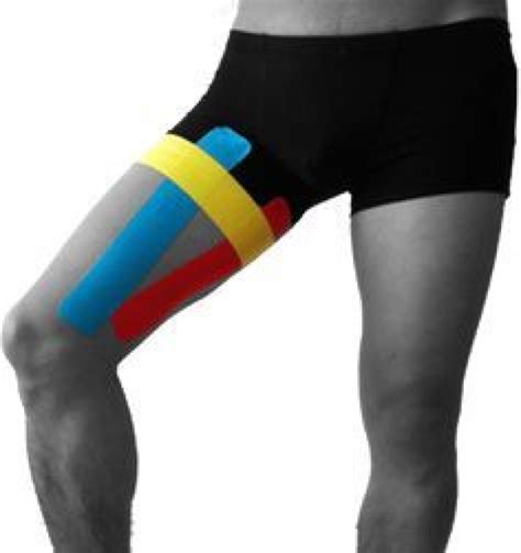 Ares Kinesiology Tape Groin Pull Strain Hipflexor Kinesiology Taping Hip Flexor Kinesiology