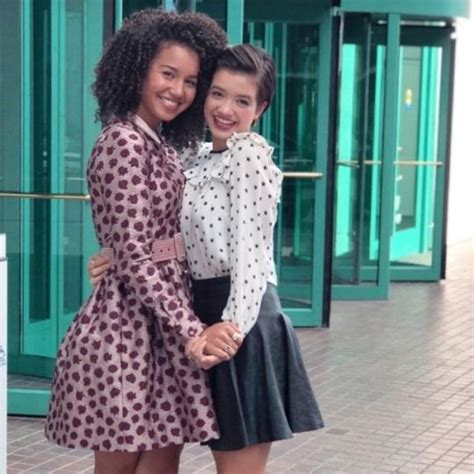 Sofia Wylie And Peyton Elizabeth Lee Happy Premiere Day Peyton Elizabeth Lee Andi Mack