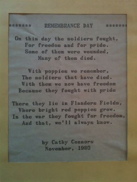 30 Lovely Remembrance Day Poems For Kids Poems Ideas