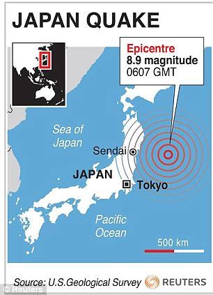 Blue, < 1 day, yellow, < 1 week). Japan: Earthquake, Tsunami Hit, Tremors on Till NOW ...
