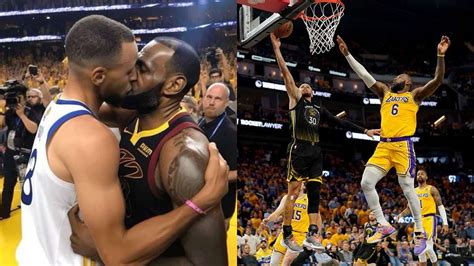Fact Check Did Lebron James Kiss Steph Curry As Claimed By Viral Social Media Post The Sportsrush