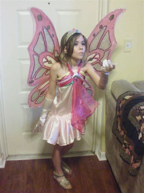 Amazing work, how long did it take to make it? Winx Style Flora Enchantix Dress for 7 8 Year Old Costume ...