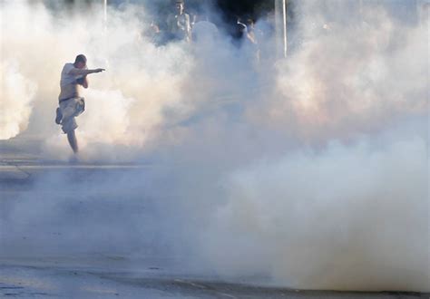 Turkish Police Fire Tear Gas At Anti Government Protestors Flooding