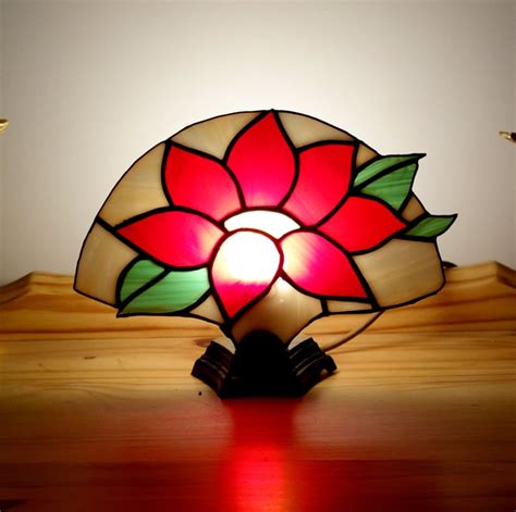 Stained Glass Fan Lamp Folksy