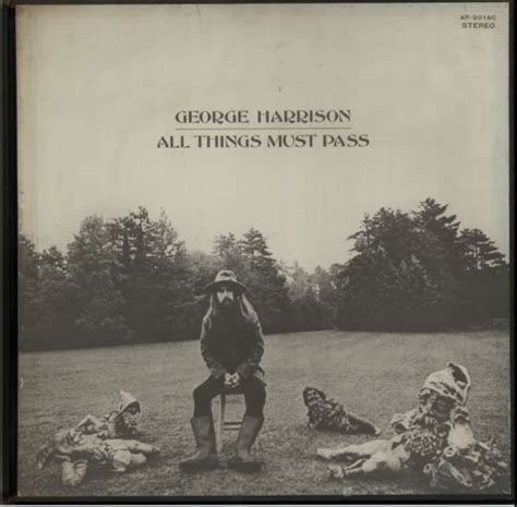 George Harrison All Things Must Pass Red Vinyl Japanese Promo Vinyl