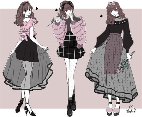 なちこ On Twitter ファンタジーの服 プリンセス 服 アニメの服を描く