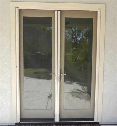 Thermatru French Doors With Retractable Screens Closed Yelp