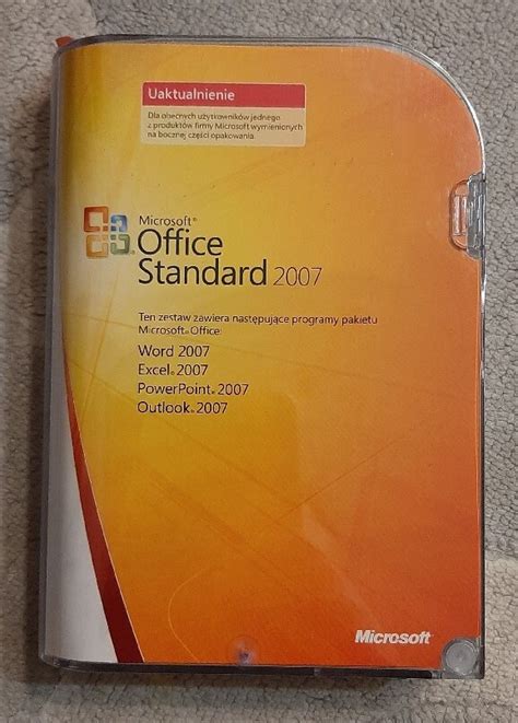 Oryginalny Microsoft Office Standard 2007 Works WaŁbrzych Kup