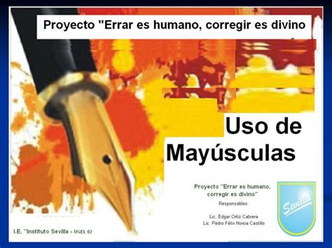 PPT USO DE MAYÚSCULAS PowerPoint Presentation free download ID 7004826