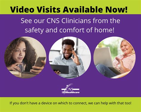 You Can Now Connect To Your Cns Clinicians Via Video Chat Cns Video