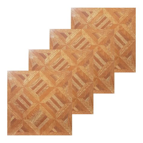 Floor Tiles Self Adhesive Wood Parquet Effect Vinyl Flooring Kitchen