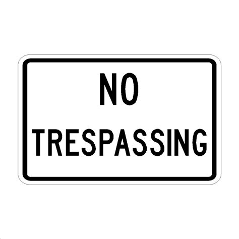 No Trespassing Print Plus Designz