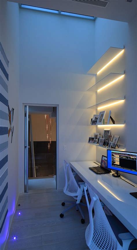 Narrow Office Small Spaces Interior Architecture Home