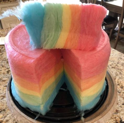 Rainbow Cotton Candy Cakes Sweet Fluffe Cotton Candy Creations