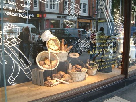 Whole Food Store London Bakery Window Display Deli Shop Bakery Design