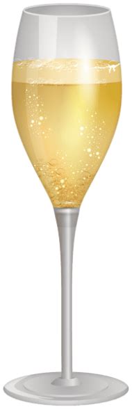 Silver Champagne Glass Png Image With Transparent Background Toppng