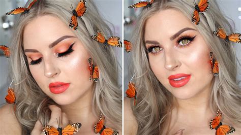 Butterfly Fairy Costume Makeup ♡ Glamorous Orange