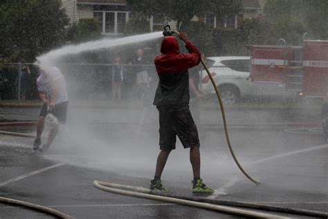Fire Hose In Your Face Fire Hose Fire Fire Department