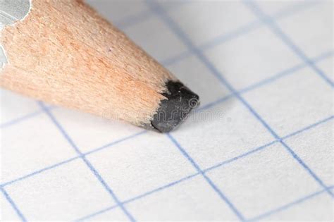 Black Pencil On Paper Macro Stock Image Image Of Color Paint 112103889