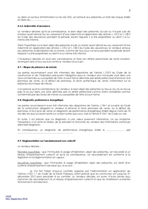 Trame De Compromis De Vente Doc Pdf Page Sur