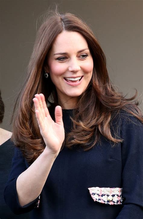 Kate middleton chic, straight, brunette half updo is a simple but classy way to style straight hair. Best Celebrity Beauty Looks of the Week | Jan. 12, 2015 ...