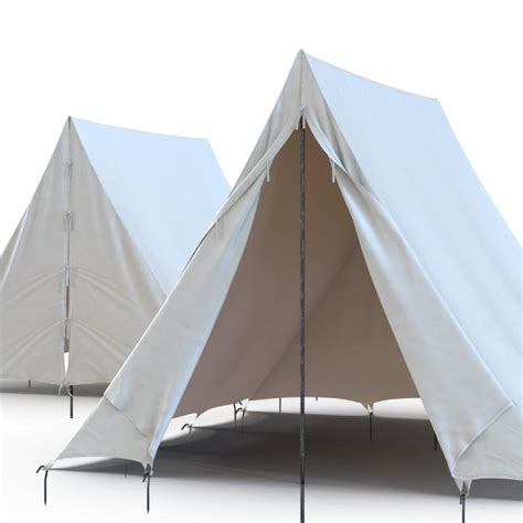 Vintage Camping Tent Set 3d Model 3d Molier International
