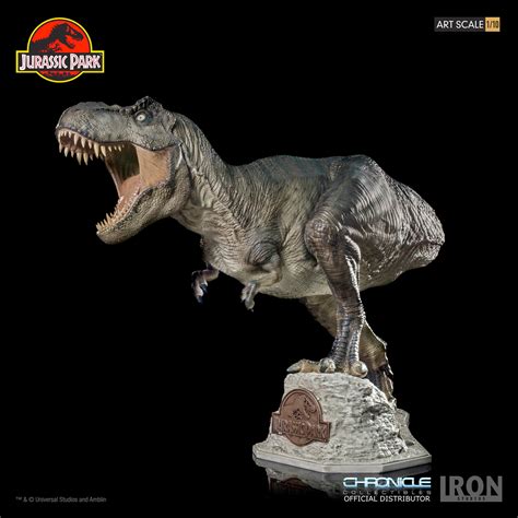 It makes appearances in all three jurassic park movies. Cool Stuff: Iron Studios Jurassic Park T-Rex Statue Roars ...
