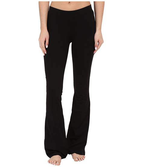 Pact Organic Cotton Lounge Pants Black Womens Casual Pants In Black