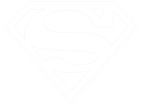 Black And White Superman Logo Transparent Images Png Arts