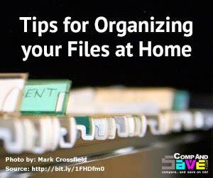 5 Tips For Organizing Your Files At Home CompAndSave Blog