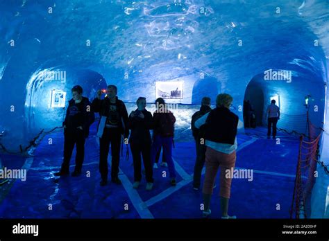 Ice Cave Grotte De Glace Mer De Glace Chamonix Mont Blanc Haute