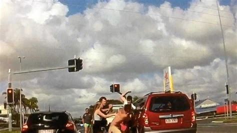 Shocking Road Rage Attack Caught On Dash Cam The Courier Mail