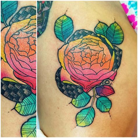 Geometric Rose Rose Tattoo Flower Tattoo Cool Tattoos Awesome
