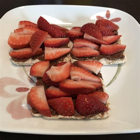 The truth about rice cakes myfitnesspal. Nutella strawberries and thin rice cakes 193 cal | Rice cakes, Low calorie recipes, Nutella