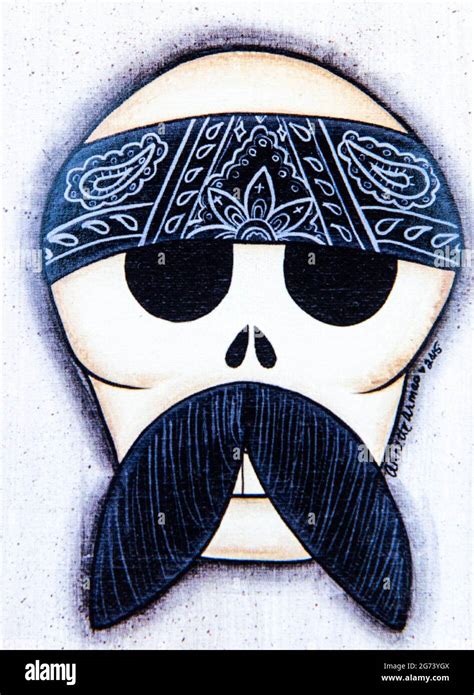 Day Of The Dead Image Photographic Illustration A Cholo Lowrider