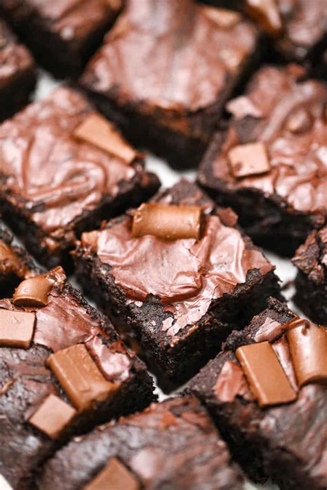 Fudgy Chocolate Chunk Brownies The Baking ChocolaTess