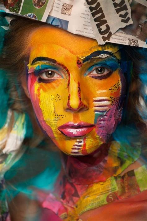 El Arte Es Su Máxima Expresión Fotos Artísticas De Caras De Mujeres