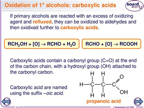 Organic Chemistry Alcohols Online Presentation